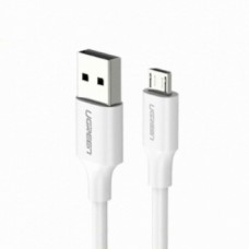Кабель Ugreen US289 Micro USB Male To USB 2.0 A Male Cable 1M (White), 60141