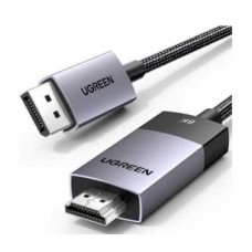 Кабель Ugreen DP115 80395 DP Male To HDMI 8K Cable 1m