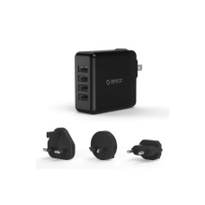 Зарядное устройство ORICO DSP-4U-SG-BK-PRO <4 Port USB, 34W, 65*60*29mm>