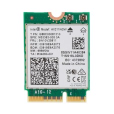 Intel AX211 Wi-Fi 6E 160 MHz +Bluetooth 5.3 WW WLAN