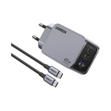 Зарядное устройство Ugreen X755 25871 Nexode Pro 65W/ 2*USB-C/1*USB-A/ GaN Tech Fast Charger