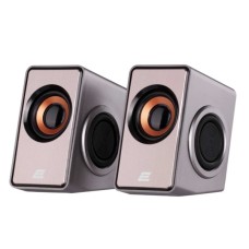 Акустическая система 2E PCS204, 2.0, USB, Silver