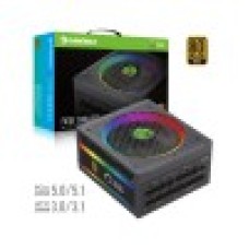 Блок питания, Gamemax, RGB-Smart 1050 PRO WH, 2109-1050B0055, 1050W, Gold, ATX3.1, APFC, 20+4 pin, 2*4+4pin, 10*Sata, 3*Molex, 4*PCI-E 6+2 pin, 1*PCI-E 12+4pin, Modular, Вентилятор 14см, 165*150*86 см, Белый