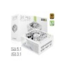 Блок питания, Gamemax, GX PRO 1250G WH, 2121-1250B0026, 1250W, Gold, ATX3.1, APFC, 20+4 pin, 1*4+4pin, 5*Sata, 3*Molex, 2*PCI-E 6+2 pin, 1*PCI-E 12+4pin, Modular, Вентилятор 13,5см, 160*150*85 см, Белый