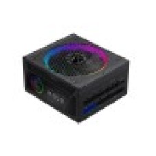 Блок питания, Gamemax, RGB 1050G, 2109-1050B0049, 1050W, Gold, ATX3.1, APFC, 20+4 pin, 2*4+4pin, 10*Sata, 3*Molex, 4*PCI-E 6+2 pin, 1*PCI-E 12+4pin, Modular, Вентилятор 14см, 165*150*86 см, Черный