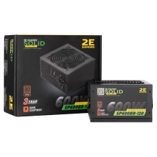 Блок питания 2E GAMING SOLID POWER (600W), >85%, 80+ Bronze, 120mm, 1xMB 24pin(20+4), 1xCPU 8pin(4+