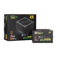 Блок питания 2E GAMING SOLID POWER (700W), >85%, 80+ Bronze, 120mm, 1xMB 24pin(20+4), 1xCPU 8pin(4+