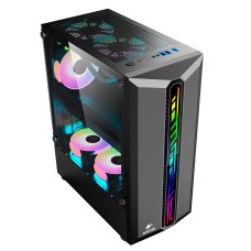 Корпус Wintek Blade D526 TG, ATX/Micro ATX, USB 1*3.0/2*2.0, HD+Mic, 0,5mm, 1*12cm DR Rainbow fan