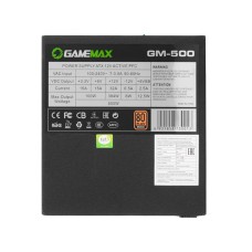 Блок питания Gamemax GM-500 SE, 80+