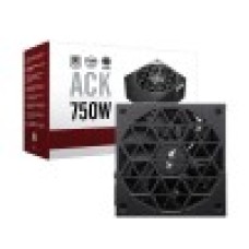 Блок питания, 1STPLAYER, ACK Bronze 750W, HA-750W-AA2-BK, 750W, ATX, 80 PLUS® Bronze, 20+4 pin, 4+4pin, 2*Sata, 2*Molex, 1*PCI-E 6+2 pin, 1*PCI-E 12+4 pin, Вентилятор 14см, 145х150х86мм, Черный