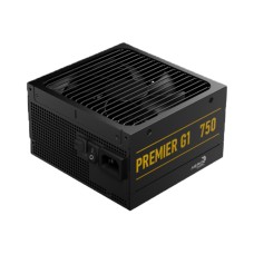 Блок питания, Aerocool, PREMIER G1, 750W, ATX 3.1, Gold, APFC, 20+4pin, 2*4+4pin, 8*Sata, 2*Molex, 2*PCI-E 6+2pin, 12V-2X6, Модульный, Вентилятор 13,5 см, Кабель питания, Чёрный