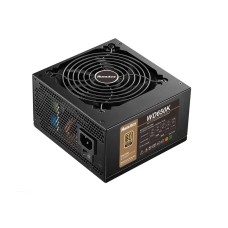Блок питания, Huntkey, WD650K, 650W, ATX, Gold, APFC, 20+4 pin, 2*4+4pin, 4*Sata, 2*Molex, 2*PCI-E 6+2 pin, Вентилятор 12см, Кабель питания, Чёрный