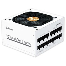 Блок питания Zalman Teramax 2 WH (850W) >90%, 80+ Gold, 120mm, 1xMB 28pin (18+10), 2xCPU 8pin(4+4), 3xMolex, 12xSATA, 4xPCIe 8pin(6+2), 1х12VHPWR, Fully Modular