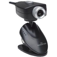 Вебкамера Manhattan Webcam 500, 0.3Mp CMOS, 640x480/30, ручной фокус, USB