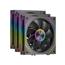 Вентилятор для корпуса PCCooler F3 X120R ARGB BK 3IN1 3x120mm 800-1800±10% RPM Black