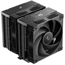 Кулер для процессора, Deepcool, AK620 G2 Digital NYX R-AK620G2-BKNNMN-GJD-1, Intel 1851/1700/1200/115х и AMD AM5/AM4, 300W, 2*120мм, 2000±10%/об/м, 57.76 CFM, 28.87 dB(A), 4pin, 125х144х159мм, Черный