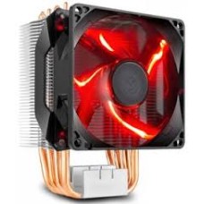 Вентилятор для CPU CoolerMaster Hyper H410R 4-pin TDP 100W LGA1200, LGA2066, LGA2011-v3, LGA2011, LGA1151, LGA1150, LGA1155, LGA1156, LGA775, AM4, AM3+, AM3, AM2+, AM2, FM2+, FM2, FM1 Красная LED Подсветка RR-H410-20PK-R1