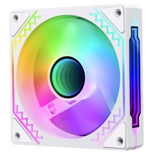 Вентилятор для корпуса Wintek I-12-W ARGB CONTRARY BLADES, 12 см, 3 pin ARGB + 4 pin PWM, White