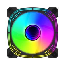 Вентилятор для корпуса Wintek SX-F214-B-12 RGB, 12 см, 4 PIN MOLEX, MAIN, Black (LC Knight)