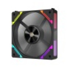 Кулер для компьютерного корпуса, 1STPLAYER, XF7 BLACK, XF7-BK-3IN1, 3*120 мм, 600-2000 об/мин, 56.8CFM, 33.12dBA, 4 pin PWM + 3 pin ARGB, 12012025мм, Черный