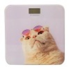 Весы напольные электронные Hyundai H-BS03456 макс.180кг сиреневый