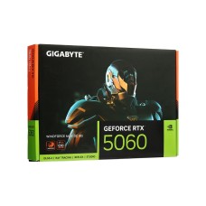 Видеокарта Gigabyte RTX 5060 WINDFORCE OC MAX [GV-N5060WF2MAX OC-8GD], 8 GB GPU NVIDIA, WINDFORСE HDMI/­3DP, GDDR7/­128bit, [GV-N5060WF2MAX OC-8GD]