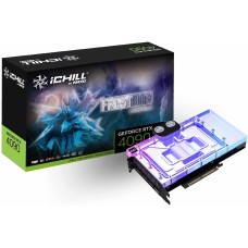 Inno3D Video Card GeForce RTX 4090 iChill Frostbite Ultra 24GB GDDR6X 384-bit 2595 21Gbps 3xDP+HDMI Dual Slot, Power phase 24+4