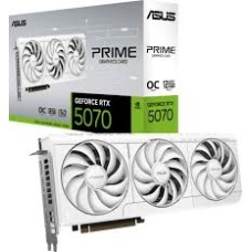 Видеокарта ASUS GeForce PRIME-RTX5070-O12G-WHITE 12Gb GDDR7 192-bit 1xHDMI 3xDP PRIME-RTX5070-O12G-W