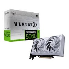 Видеокарта MSI GeForce RTX 5060 8G VENTUS 2X WHITE, 8G GDDR7 128bit 1xHDMI 3xDP G5060-8V2W