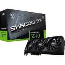Видеокарта MSI GeForce RTX 5070 12G SHADOW 3X OC, 12Gb GDDR7 192-bit 1xHDMI 3xDP G5070-12S2C