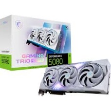 Видеокарта MSI GeForce RTX 5080 16G GAMING TRIO OC WHITE, 16Gb GDDR7 256-bit HDMI 3xDP G5080-16GTCW