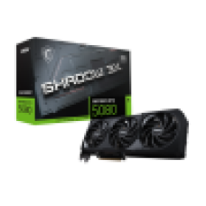 Видеокарта MSI GeForce RTX 5080 16G SHADOW 3X OC, 16Gb GDDR7 256-bit 1xHDMI 3xDP