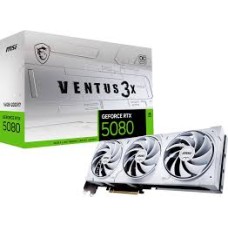 Видеокарта MSI GeForce RTX 5080 16G VENTUS 3X OC WHITE, 16G GDDR7, 256bit 1xHDMI 3xDP G5080-16V3CW