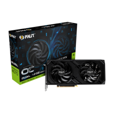 Видеокарта, PALIT, RTX4070 DUAL OC D6 12GB (4710562244694), (NE64070S19K9-1048D), GDDR6, 192bit, 3-DP, HDMI, 269.1*127.5*40.1 мм, Цветная коробка