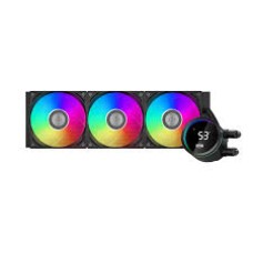 Водяное охлаждение для CPU PCCooler DC360 Pro ARGB Display BK 280W 1200/1700/1851/AM4/AM5 Черный