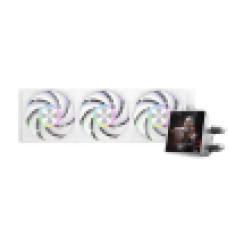 Водяное охлаждение для CPU PCCooler DT360 ARGB Display WH 115X/1200/1700/1851/AM4/AM5 Белый