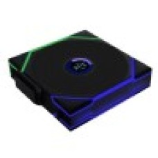 Вентилятор для корпуса Lian Li UNI FAN TL140 LCD Wireless 140mm RGB Black G99.14TLLCD1W1B.00