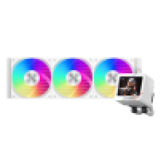 Водяное охлаждение для CPU PCCooler GT360 ARGB Display WH 115X/1200/1700/1851/AM4/AM5 Белый
