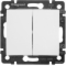 Legrand 774405 Выключатель 2клав 10A БЕЛ VLN
