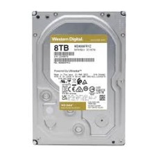 Жесткий диск HDD 8Tb SATA 6Gb/s Western Gold WD8005FRYZ 3.5” 7200rpm 256MB, 267MB/s, TBW 550TB/y