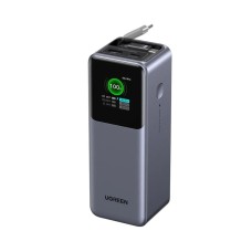 Пауэрбанк UGREEN PB726 55987B 20000mAh 165W 2C1A Power Bank with Retractable Cable
