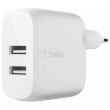 Сетевое ЗУ Belkin 24W DUAL USB 2.4A, white