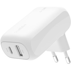 Зарядное устройство сетевое Belkin Home Charger 42Вт USB-C PD PPS 30Вт, USB-A 12Вт, белый