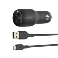 Автомобильное ЗУ Belkin Car Charger 24W Dual USB-A black 
