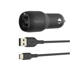 Автомобильное ЗУ Belkin Car Charger 24W Dual black