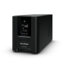 Источник бесперебойного питания, CyberPower, PR3000ELCDSL, Мощность 3000ВА/2700Вт, PR-серия, Линейно-интерактивный, Напольный, LCD/Smart/USB/RS-232/EPO, AVR: 151-296 В, АКБ: 12В/9Ач*4 шт., Вых: 8xIEC C13/1xIEC C19, Чёрный