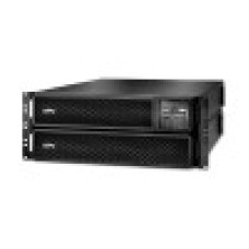 Источник бесперебойного питания, APC, Smart-UPS SRT2200RMXLI-NC, Онлайн, Мощность 2200ВА/1980Вт, Стоечный 2U, 230В, Вых: 8x C13+2x C19 IEC, APCRBC141, сетевая карта,Чёрный