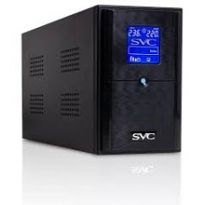 ИБП SVC V-1200-F-LCD, AVR (165-275V), 1200VA/720W, 12V/7.5Ah*2, 3xSchuko