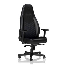 Игровое кресло Noblechairs ICON Black/Blue <Экокожа, подлокотник 4D, газлифт 4>