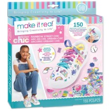 Набор для творчества Make It Real для обуви Sticker Chic: Rainbow Street Chic
